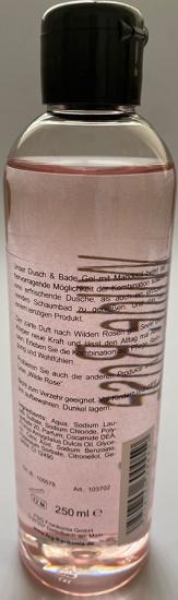 Wilde Rose Duschgel Badeschaum mit Mandelöl | 250ml