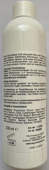 Lemongrass Whirlpool & Sprudelbad Duft Konzentrat 230ml