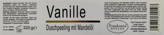 Vanille Mandelöl Duschpeeling Body Scrub Körperpeeling | 320g