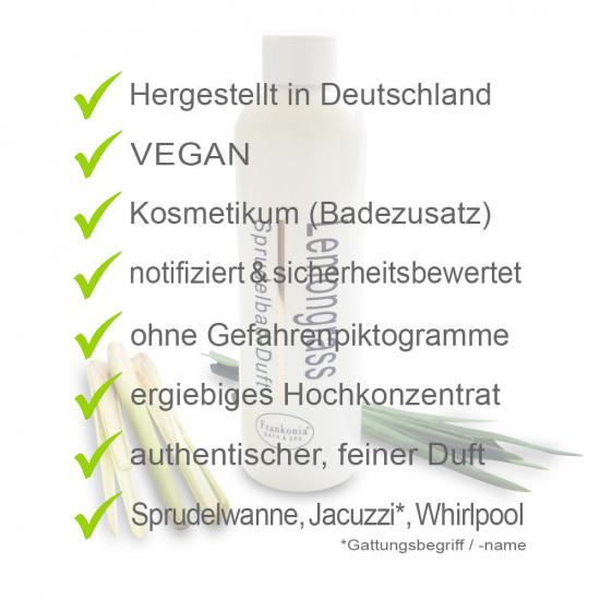 Lemongrass Whirlpool & Sprudelbad Duft Konzentrat 230ml