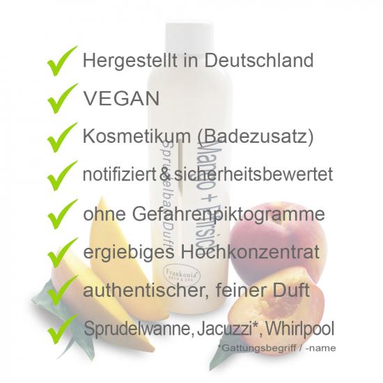 Mango Pfirsich Sprudelbad Duft Konzentrat 230ml