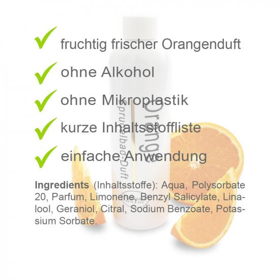 Orange Sprudelbad Duft Konzentrat 230ml