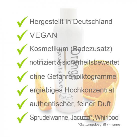 Orange Sprudelbad Duft Konzentrat 230ml