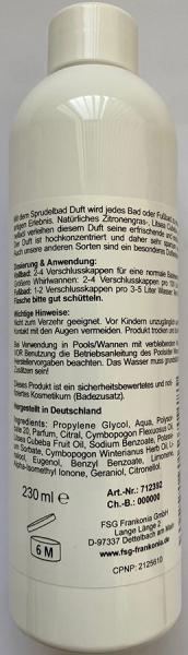 Lemongrass Whirlpool & Sprudelbad Duft Konzentrat 230ml