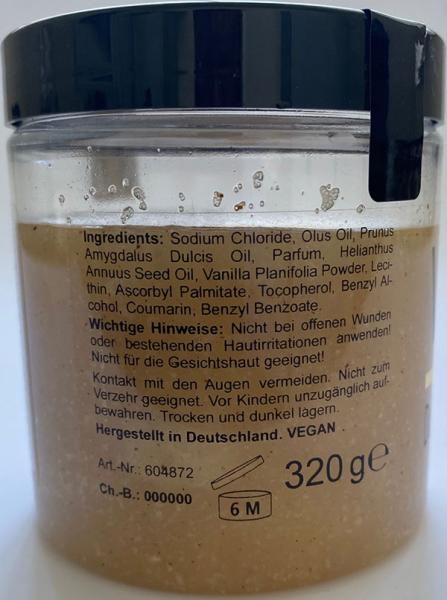 Vanille Mandelöl Duschpeeling Body Scrub Körperpeeling | 320g