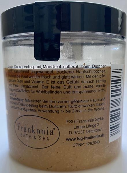 Vanille Mandelöl Duschpeeling Body Scrub Körperpeeling | 320g