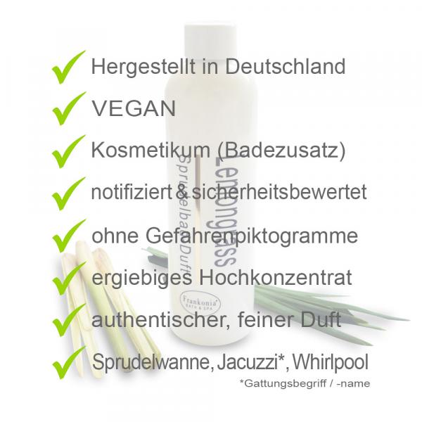Lemongrass Whirlpool & Sprudelbad Duft Konzentrat 230ml