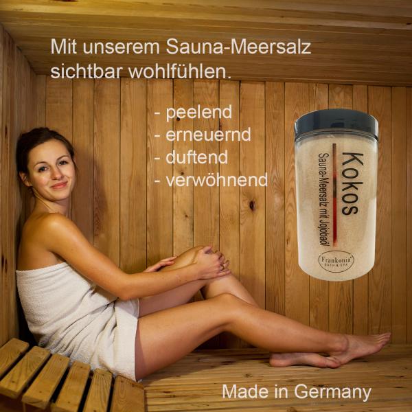 Kokos Sauna Salz Meersalz Wellness
